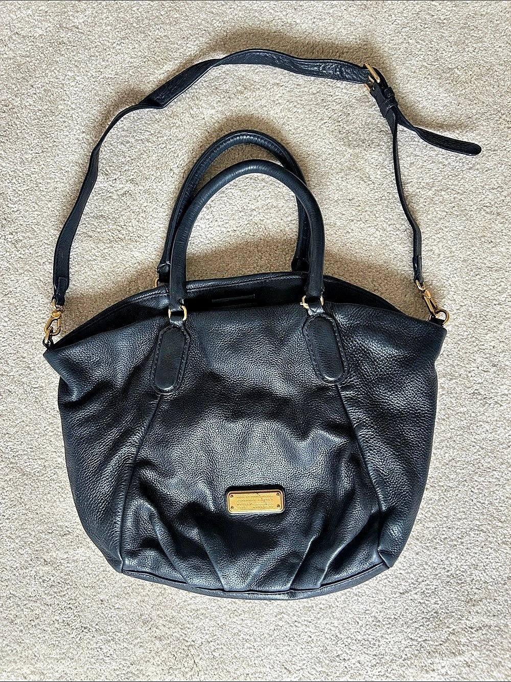 Vintage Marc by Marc Jacobs Classic Q Hillier Hobo Black Tote